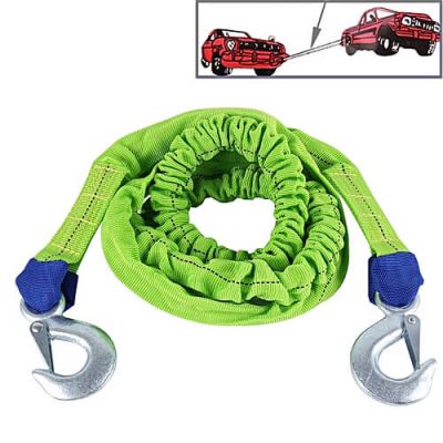 4x4 Polyester Vehicle Auto Hauler Elastic Stretch Heavy Duty Tow Rope