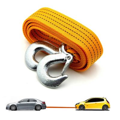Auto car Parts Polyester Trailer Tow Strap Rope with Hook